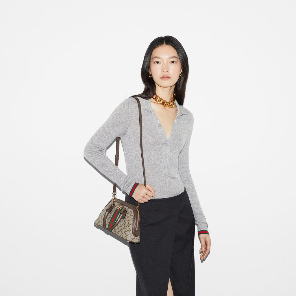 GUCCI OPHIDIA SMALL TOP HANDLE BAG