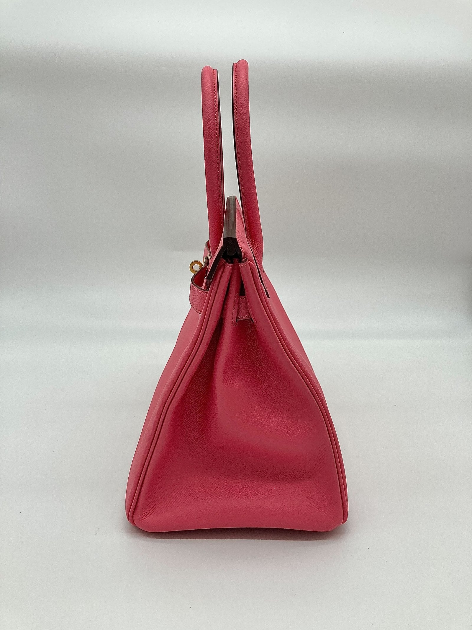 Hermès Rose Azalee Birkin 30 Epsom Gold Hardware