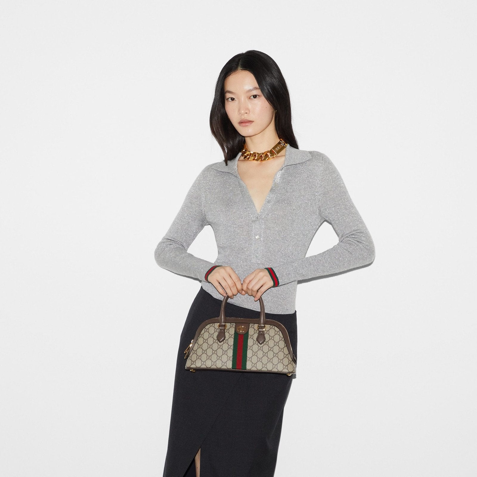 GUCCI OPHIDIA SMALL TOP HANDLE BAG