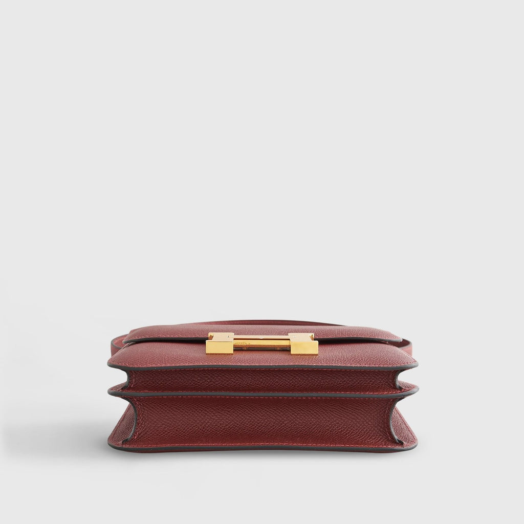 Hermès Constance 18 Epsom Rouge H Gold Hardware
