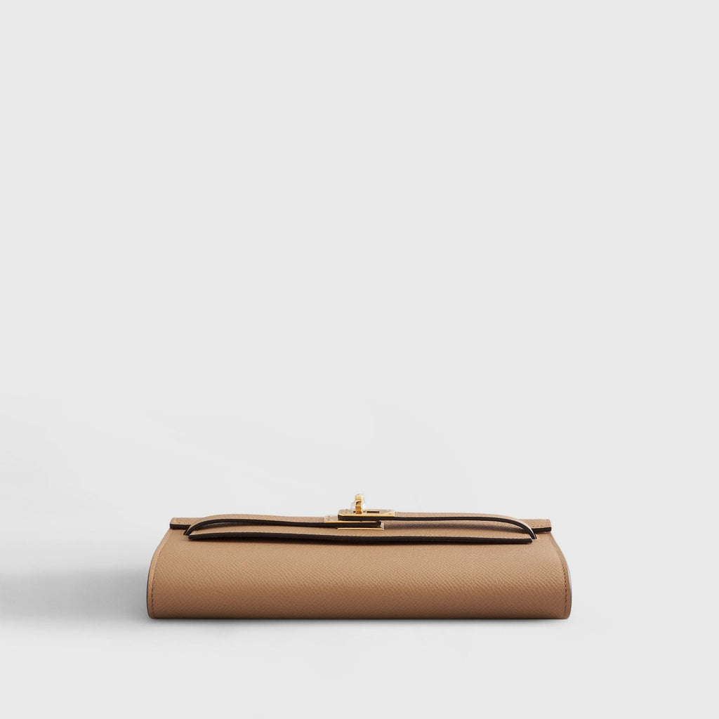 Hermès Kelly To Go Epsom Biscuit/Mauve Sylvester Gold Hardware