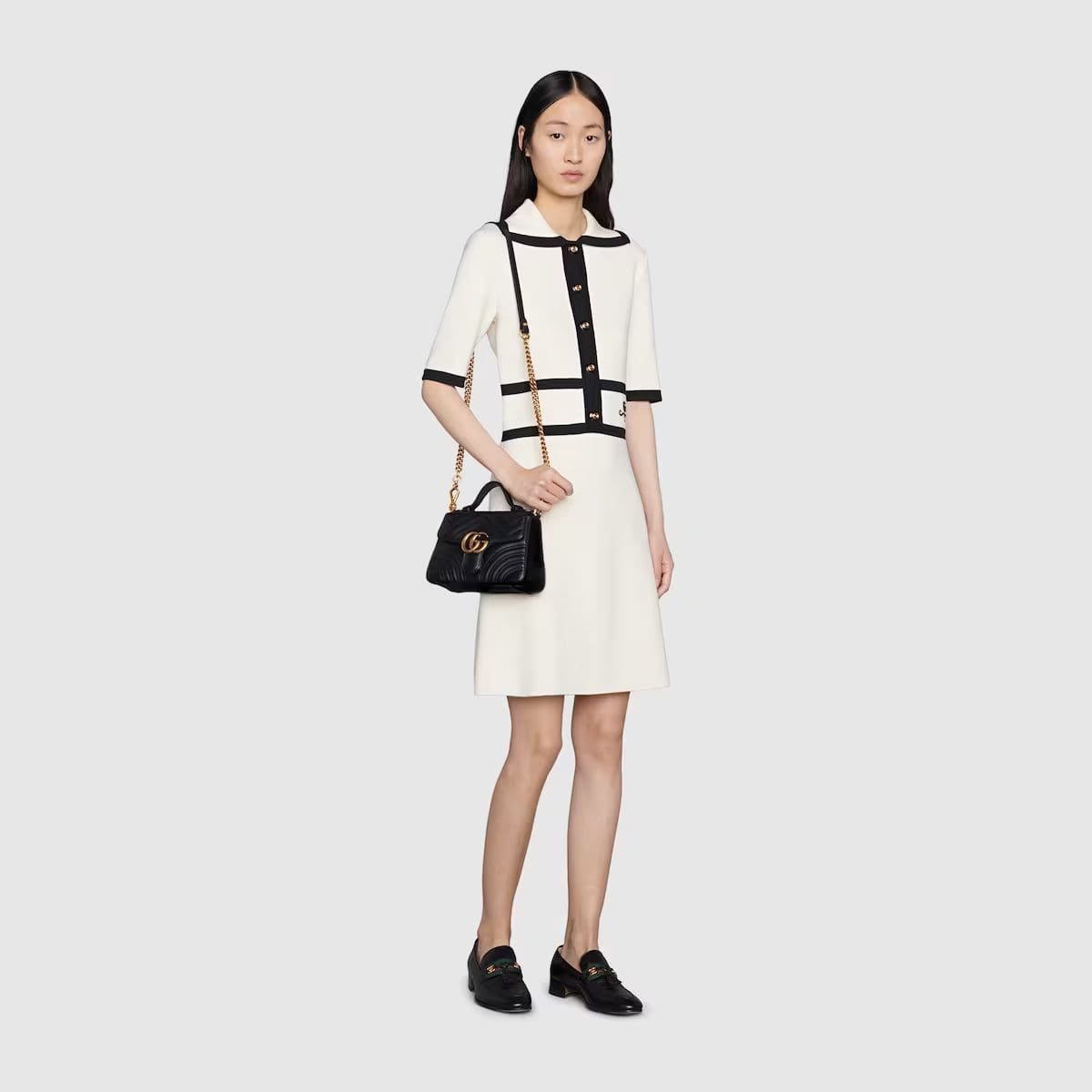 GUCCI MARMONT MINI TOP HANDLE BAG