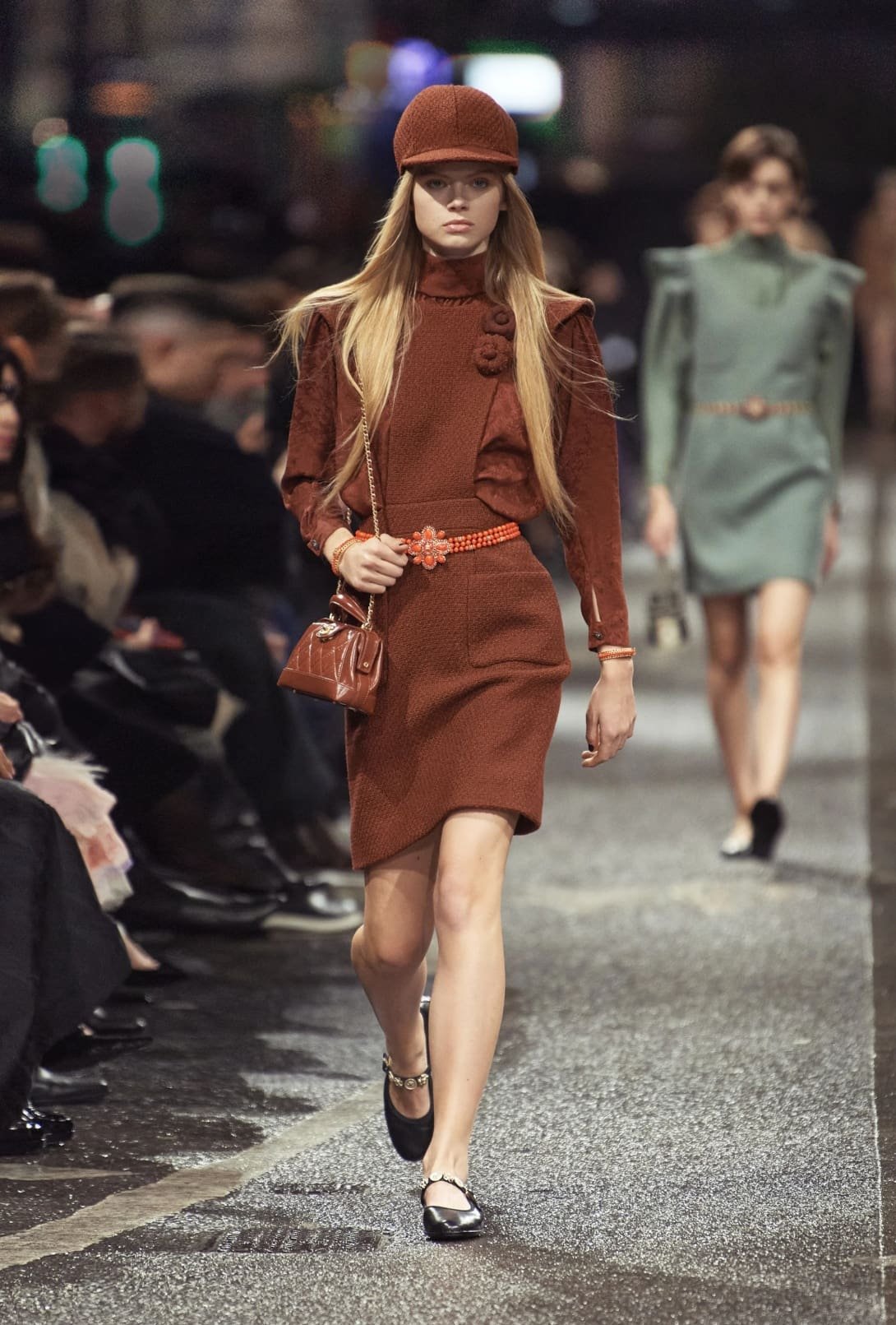 Chanel Polished Lambskin & Gold-Tone Metal Brown