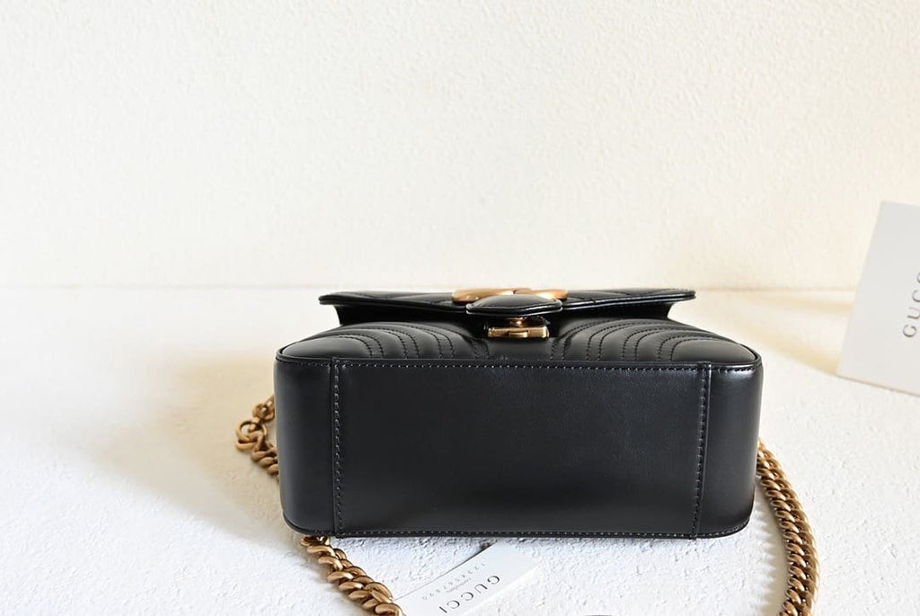 GUCCI MARMONT MINI TOP HANDLE BAG