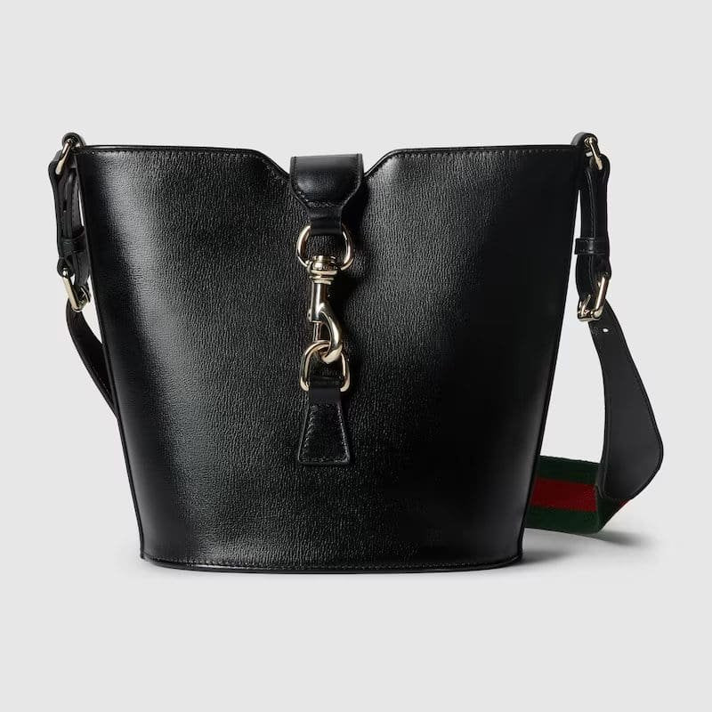 GUCCI MINI BUCKET SHOULDER BAG(BLACK)