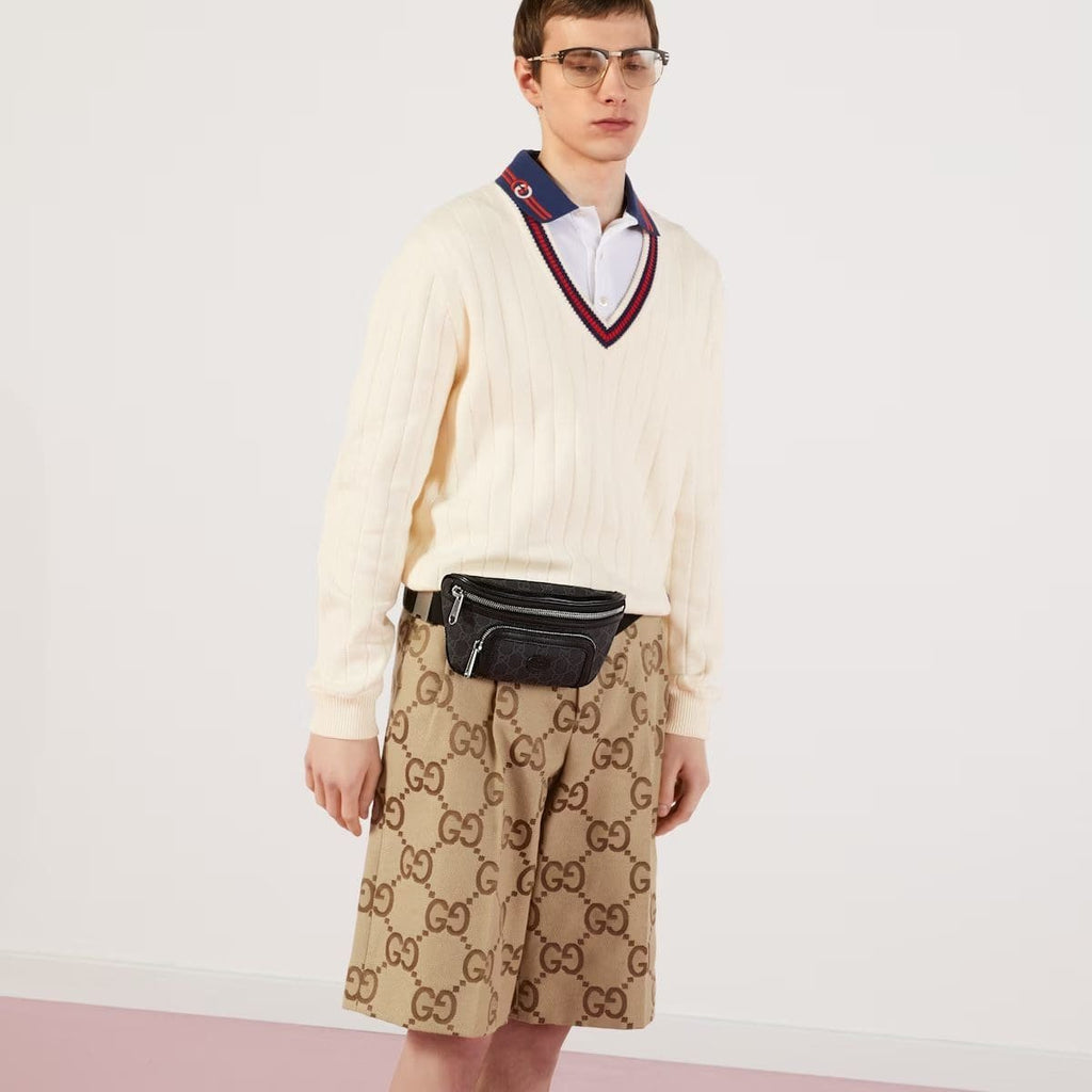 GUCCI BELT BAG WITH INTERLOCKING G