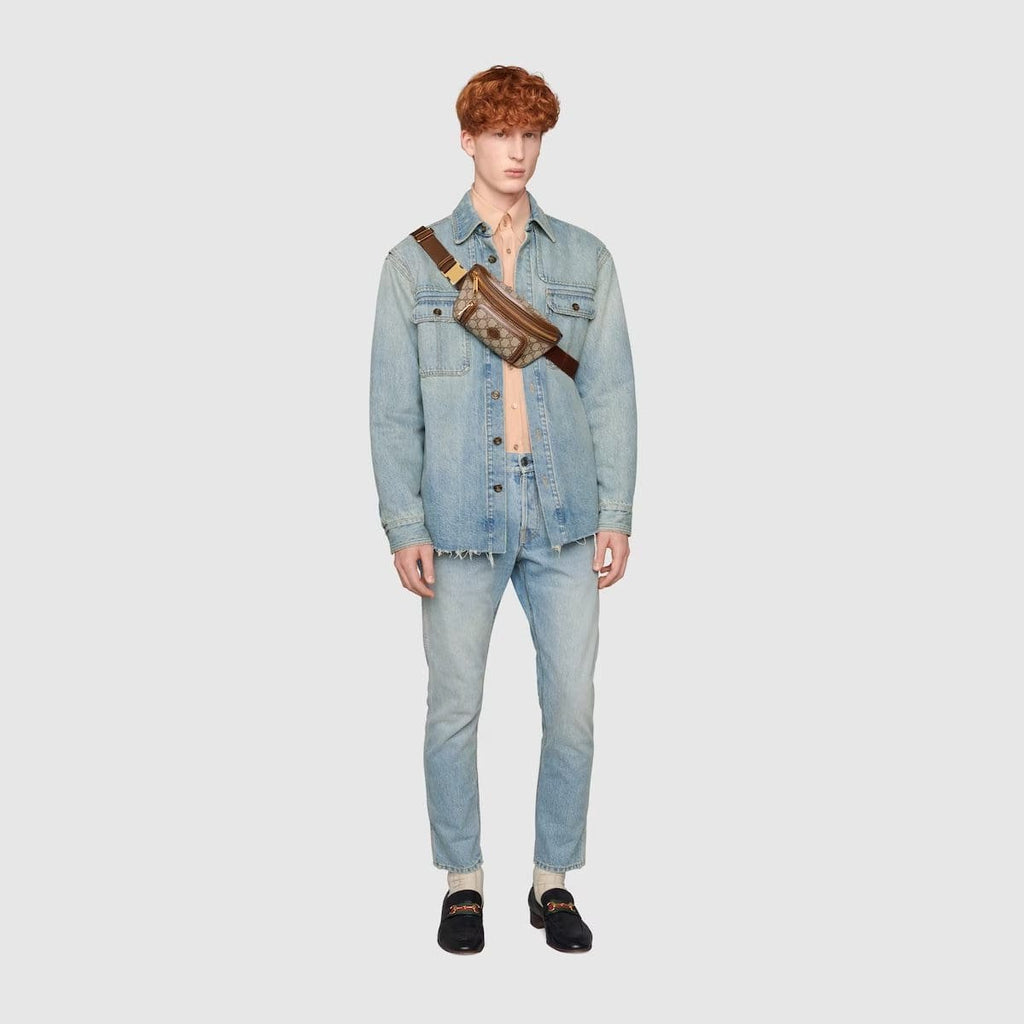 GUCCI BELT BAG WITH INTERLOCKING G