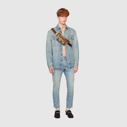 GUCCI BELT BAG WITH INTERLOCKING G