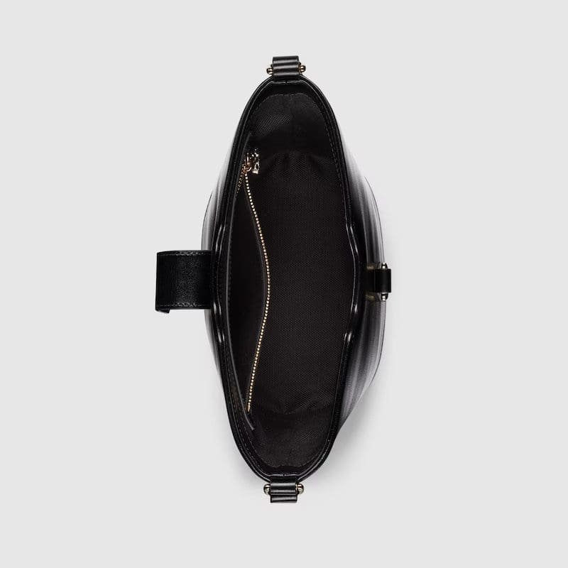 GUCCI MINI BUCKET SHOULDER BAG(BLACK)