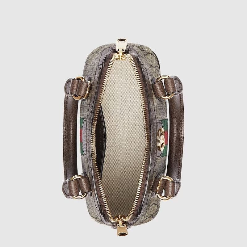 GUCCI OPHIDIA GG MINI TOP HANDLE BAG