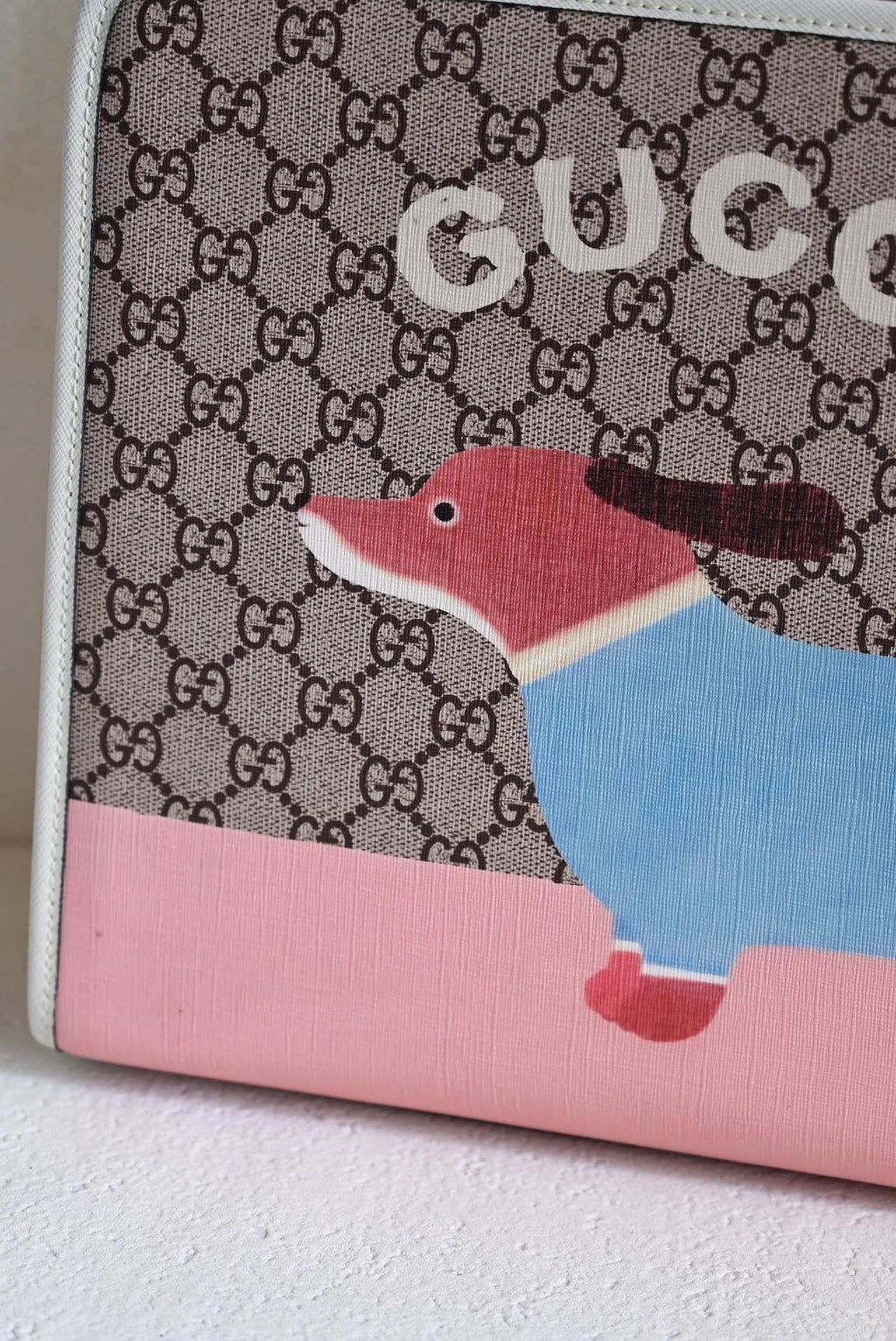 GUCCI CHILDREN’S DOG PRINT TOTE BAG