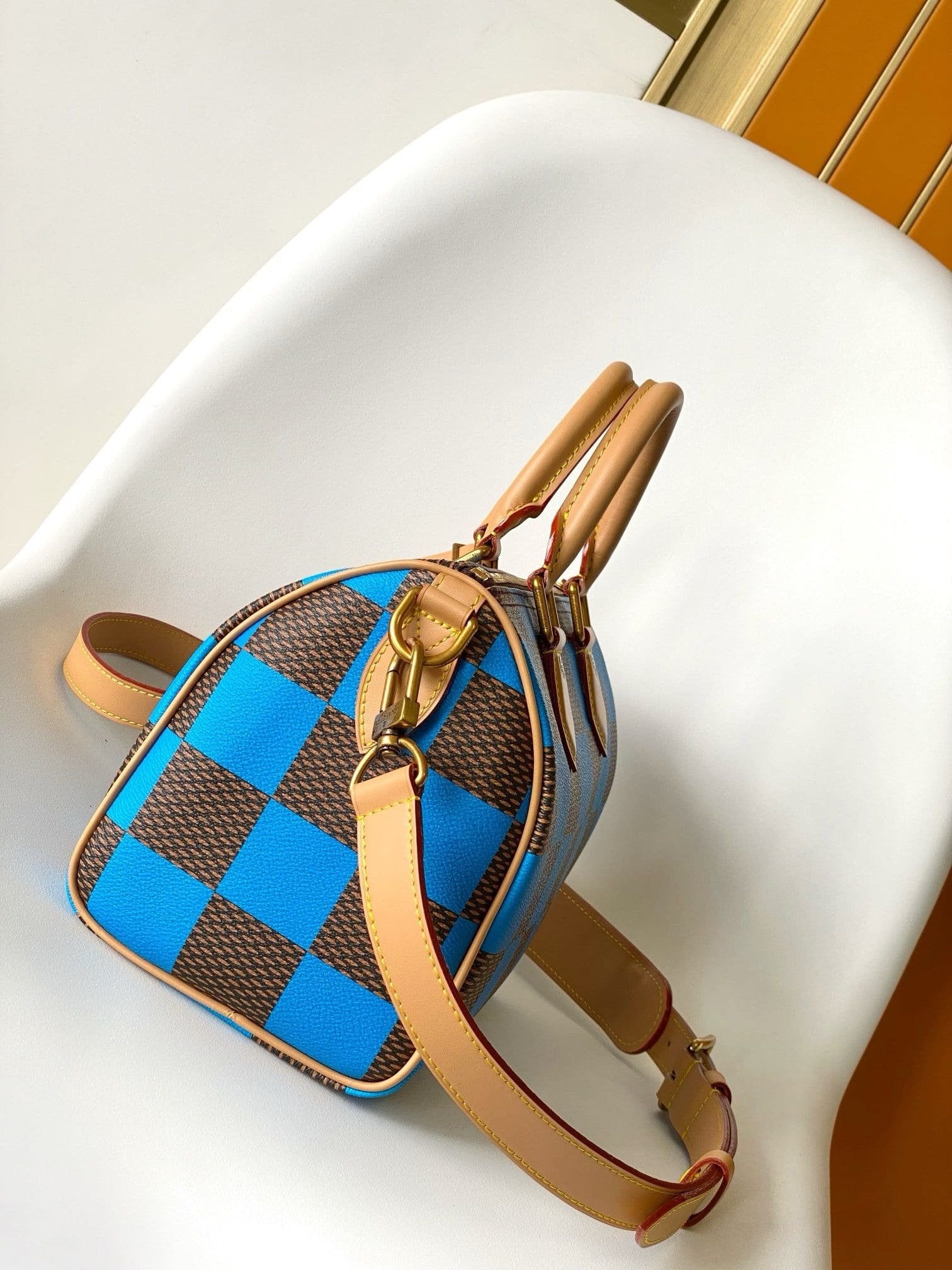 Louis Vuitton N40585 Speedy 25 Bandoulière Damier Pop