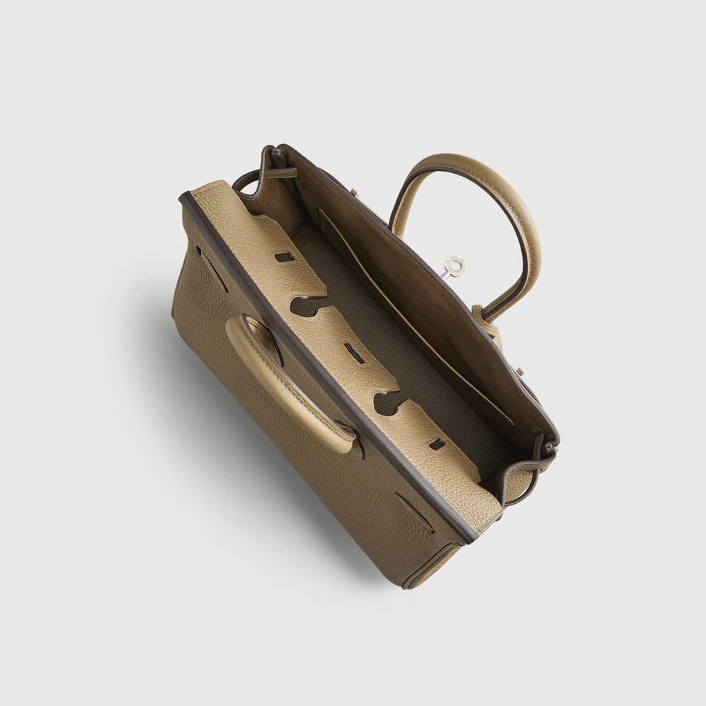 Hermès Birkin 25 Togo Toundra Palladium Hardware