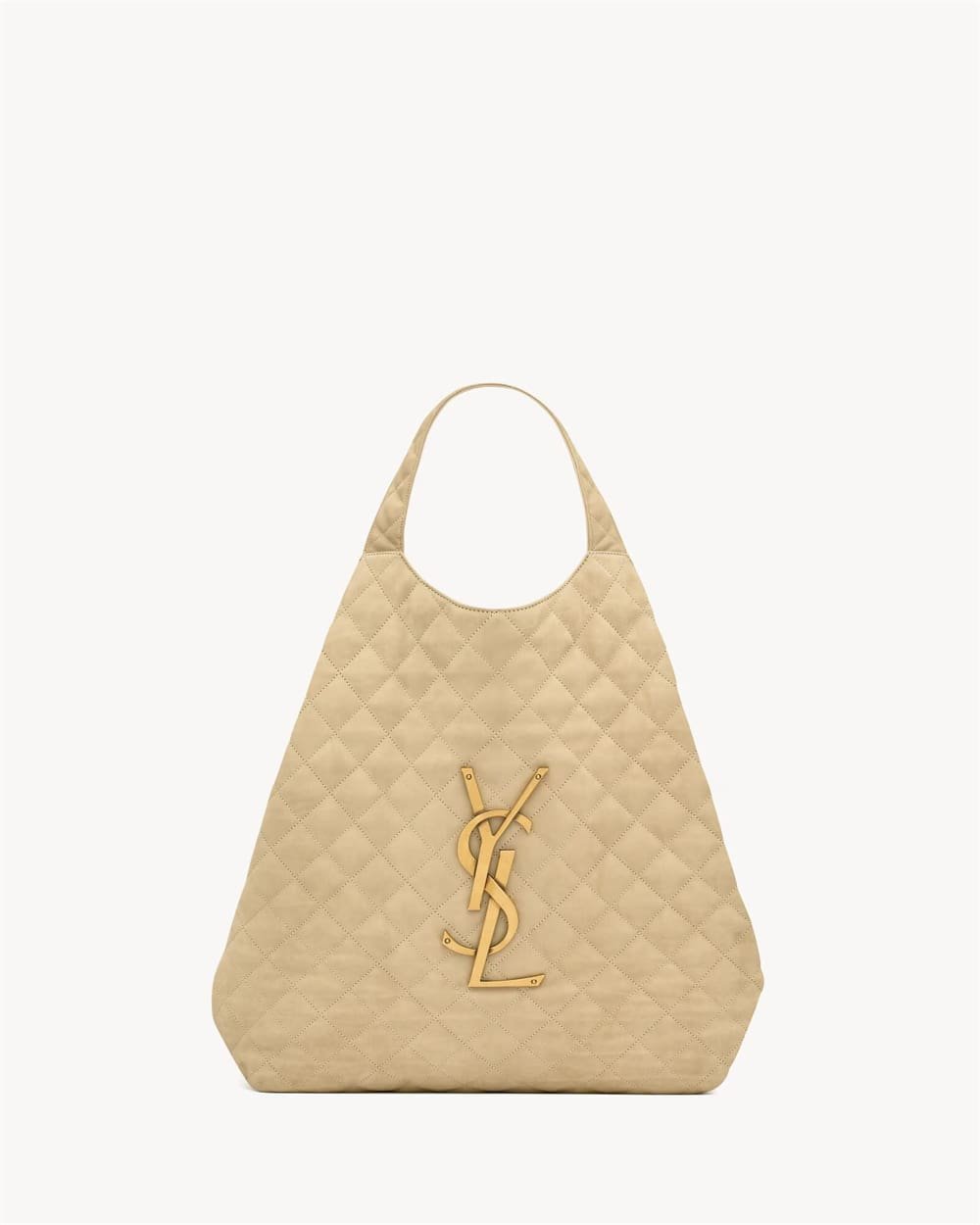 Saint Laurent Nubuck Suede Quilted Maxi Icare Shopping