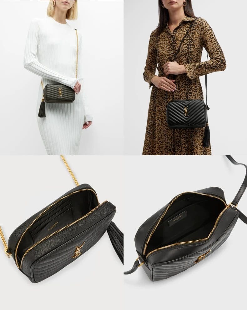 Saint Laurent Lou Camera Bag In Matelasse Leather