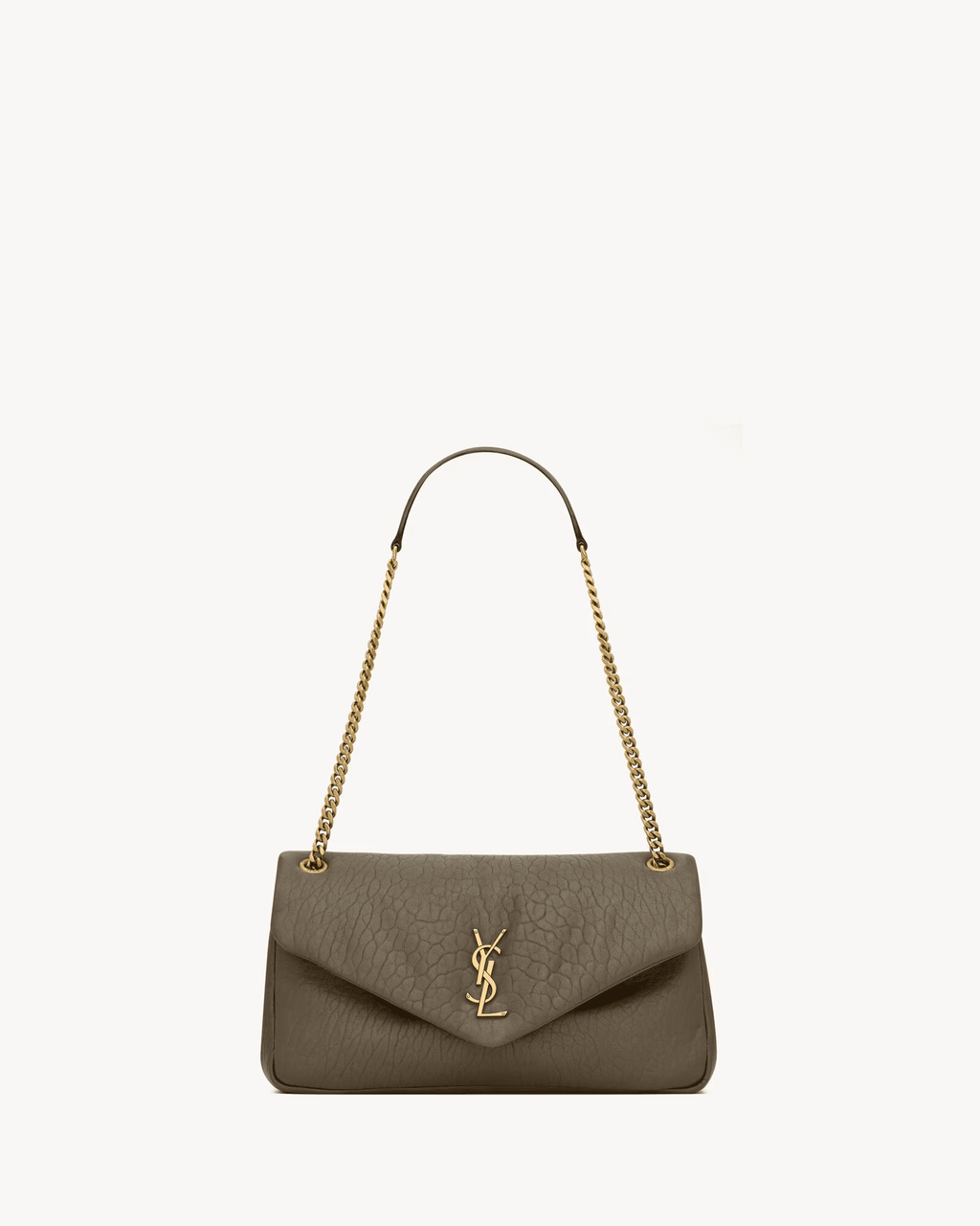 Saint Laurent CALYPSO medium in grained lambskin