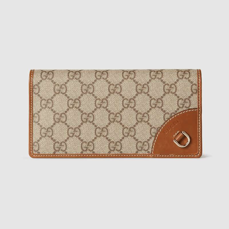 GUCCI Emblem continental wallet