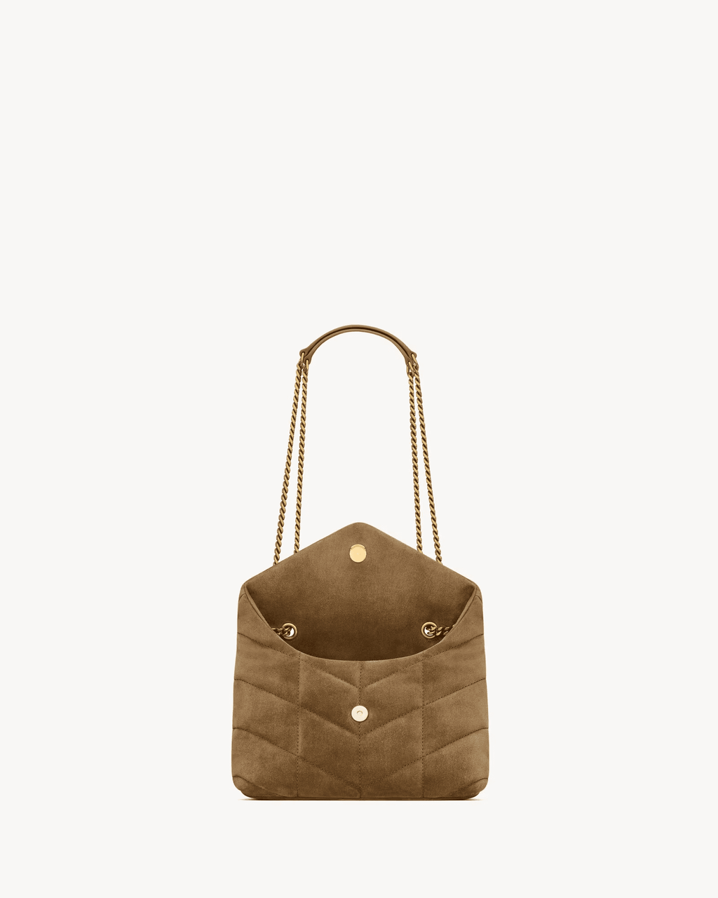 Saint Laurent Toy PUFFER in suede