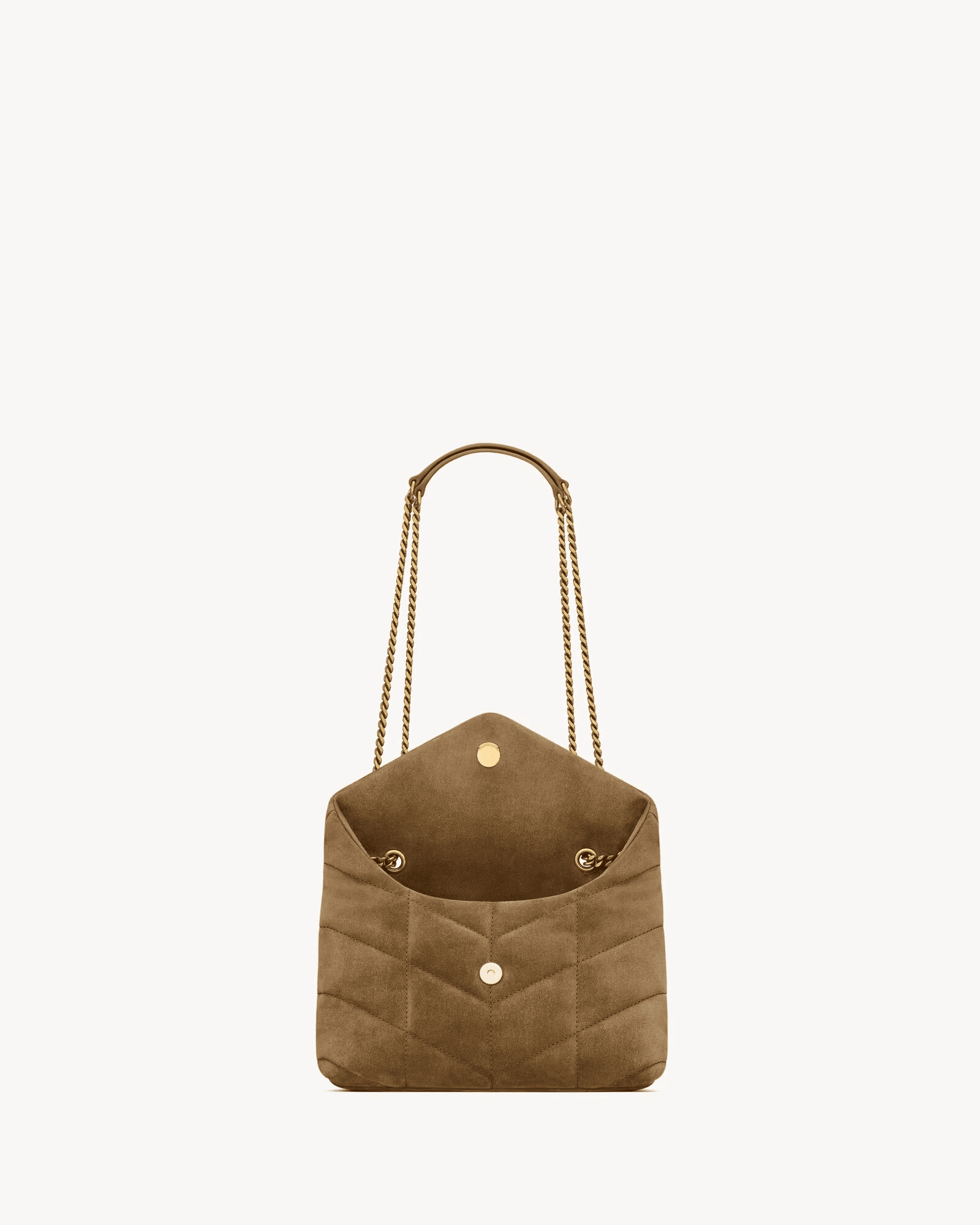 Saint Laurent Toy PUFFER in suede