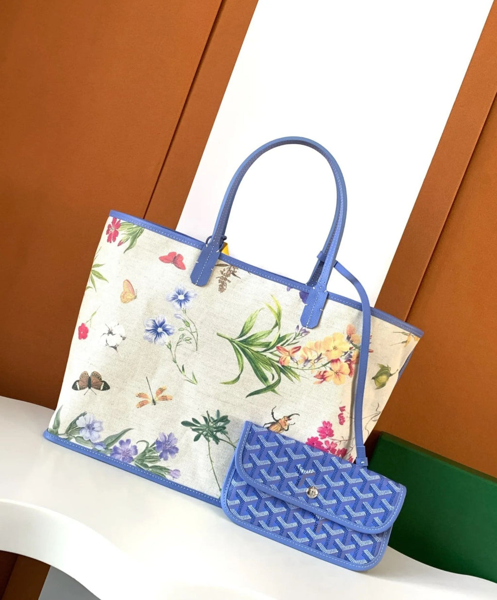 Goyard PM Saint Louis Tote Coated Canvas