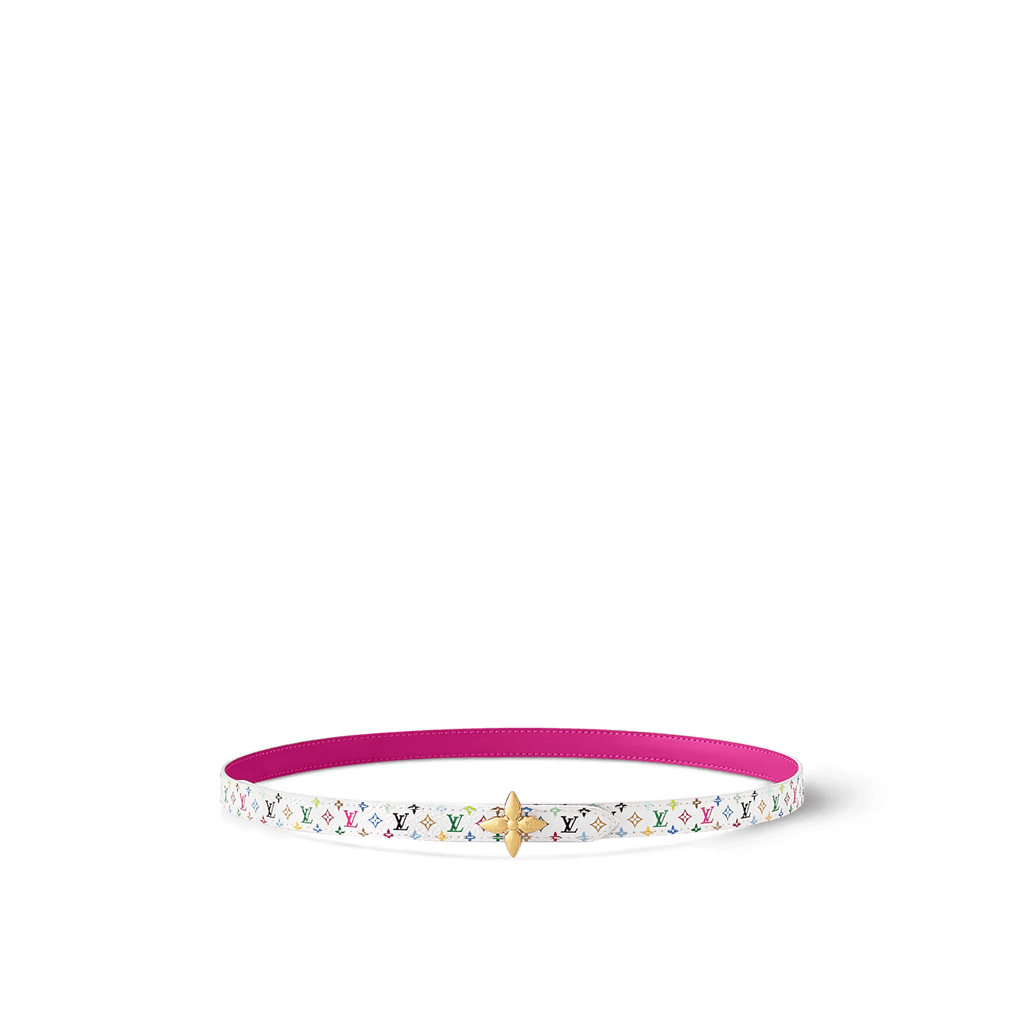 Louis Vuitton M8992Y LV x TM Mini Flowergram 15mm Reversible Belt