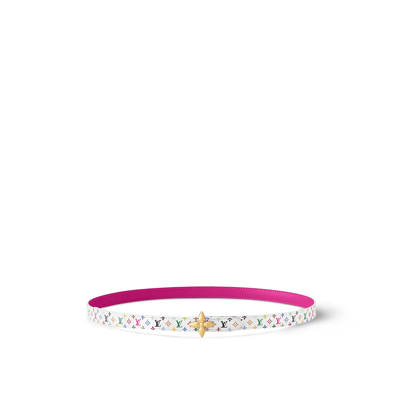 Louis Vuitton M8992Y LV x TM Mini Flowergram 15mm Reversible Belt