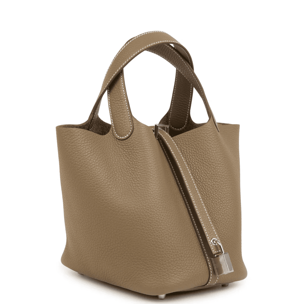 Hermès Picotin Lock 18 Etoupe Clemence Palladium Hardware