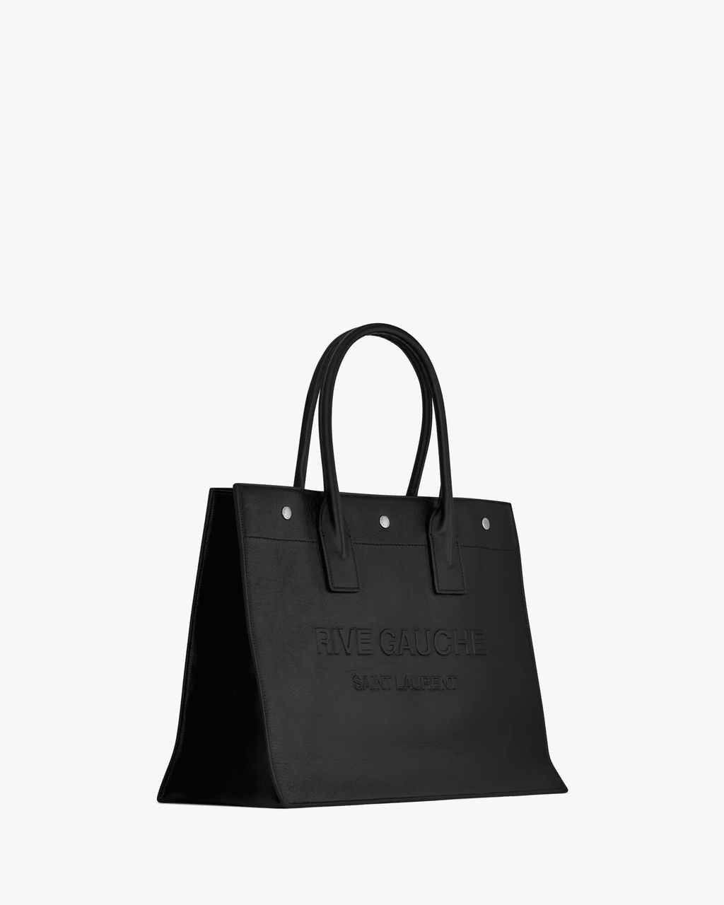 Saint Laurent Rive Gauche small tote bag in smooth leather