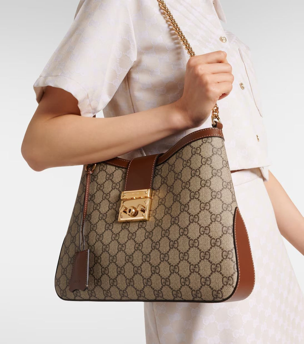 Gucci Padlock Medium GG Canvas shoulder bag