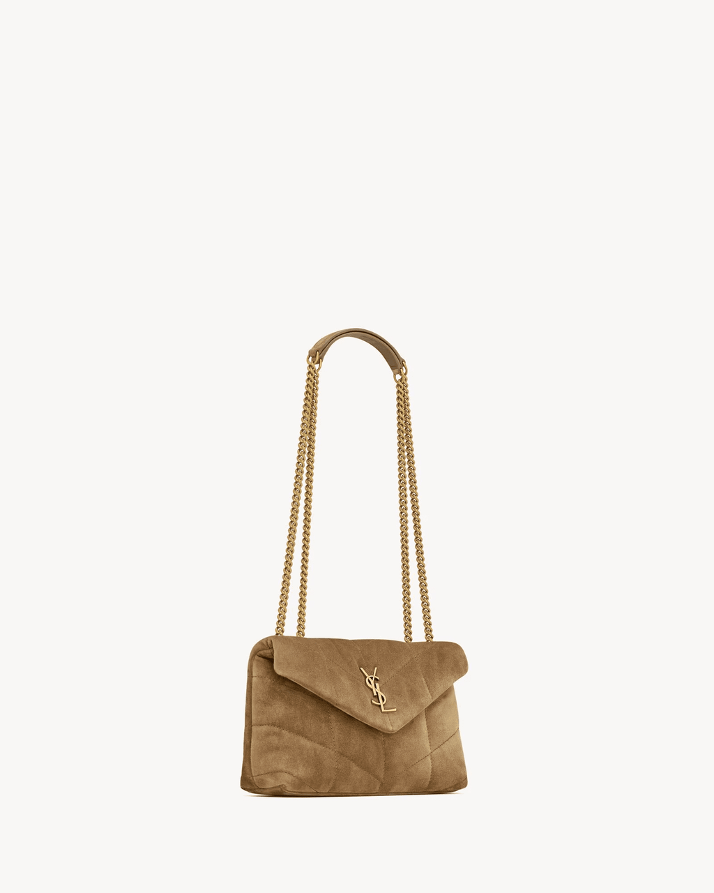 Saint Laurent Toy PUFFER in suede