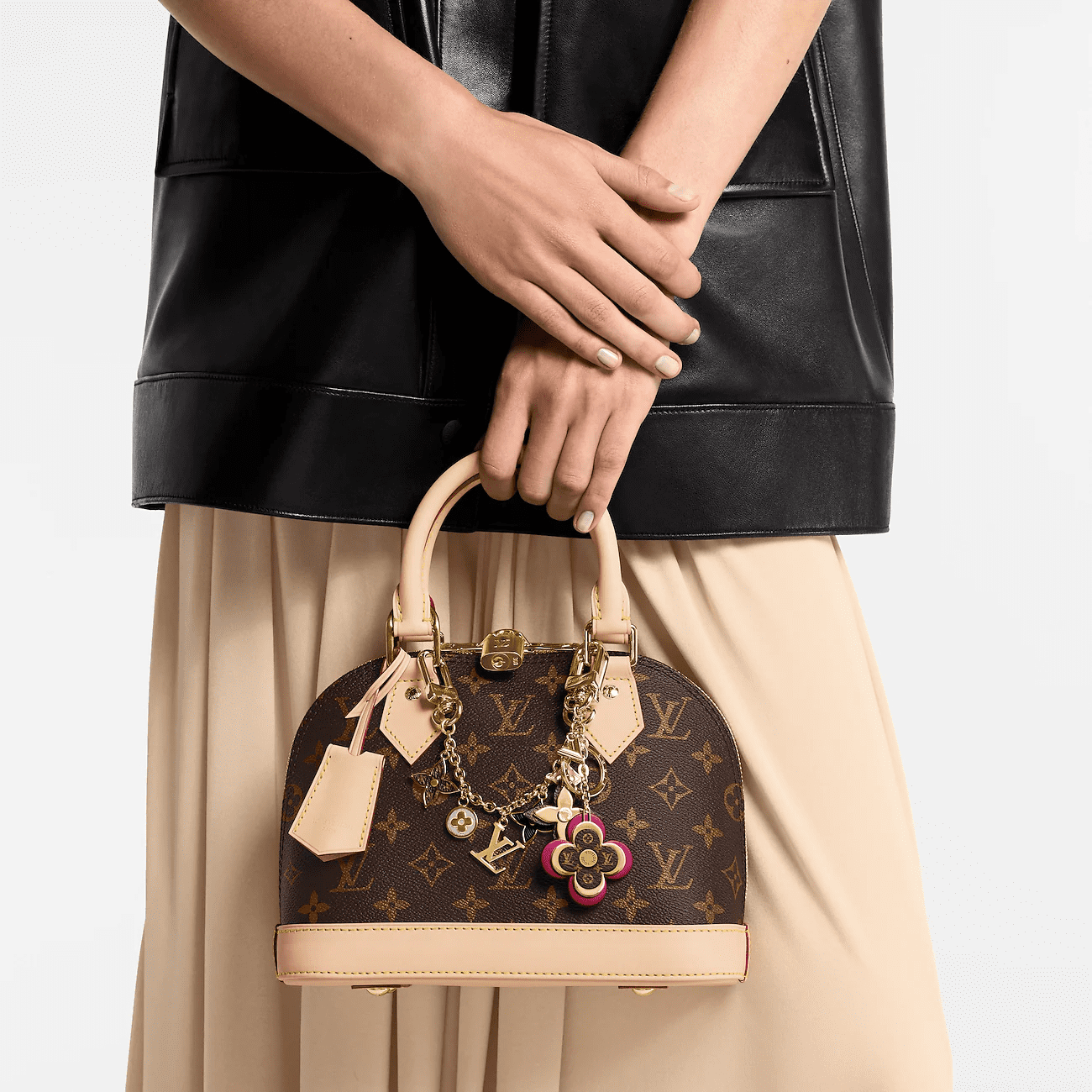 Louis Vuitton M63084 Blooming Flowers Bag Charm and Key Holder