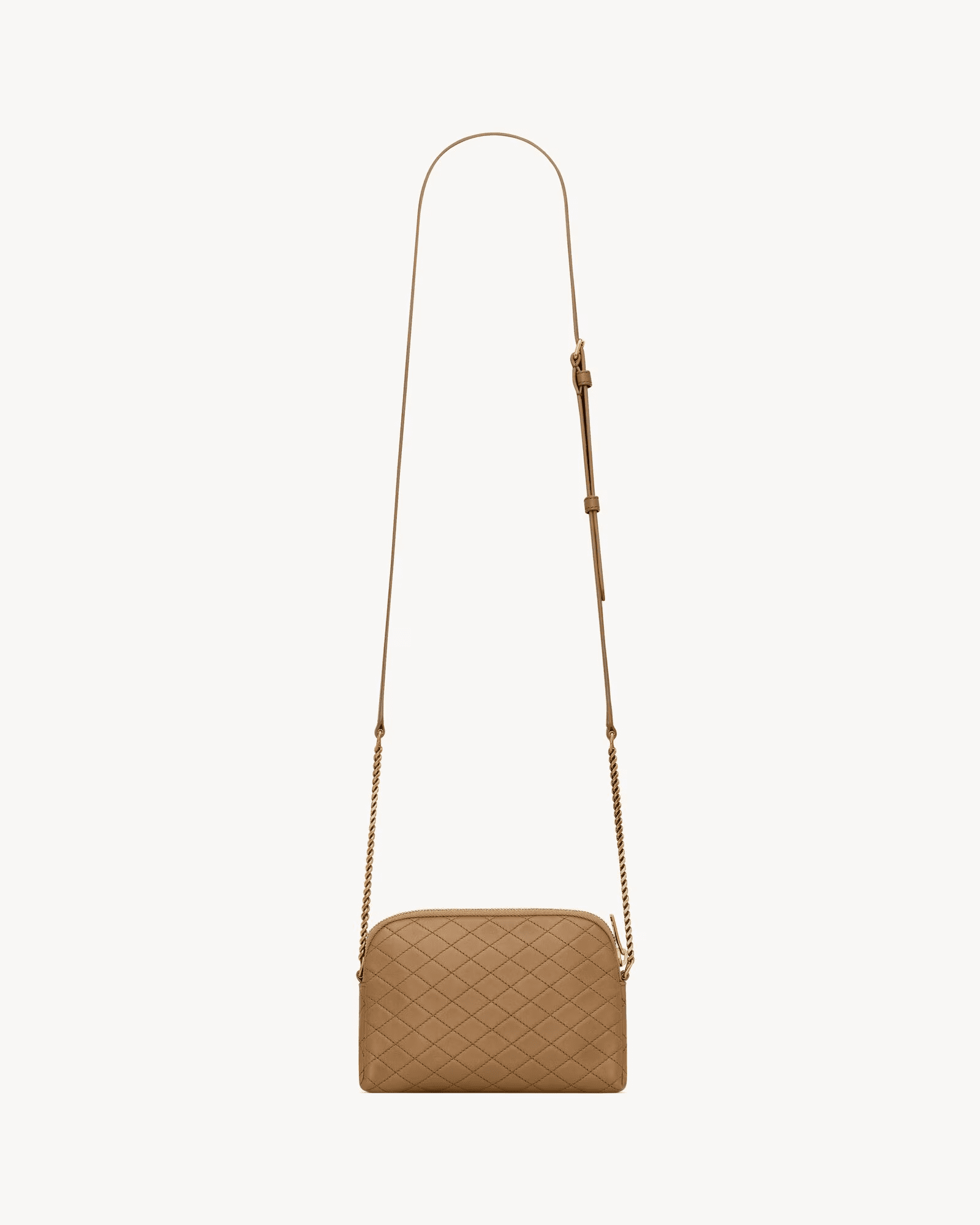 Saint Laurent GABY zipped pouch in quilted lambskin
