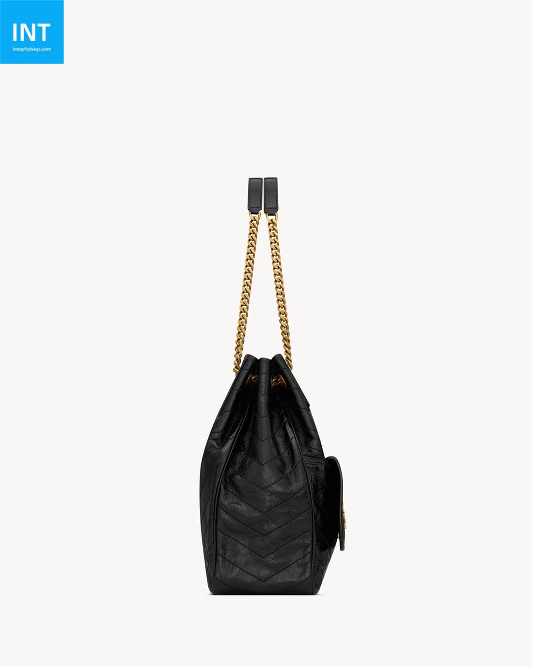 Saint Laurent NIKI small shopping in vintage leather