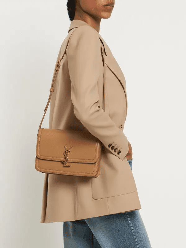 Saint Laurent solferino medium leather shoulder bag