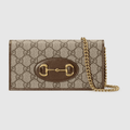Gucci Horsebit 1955 wallet with chain