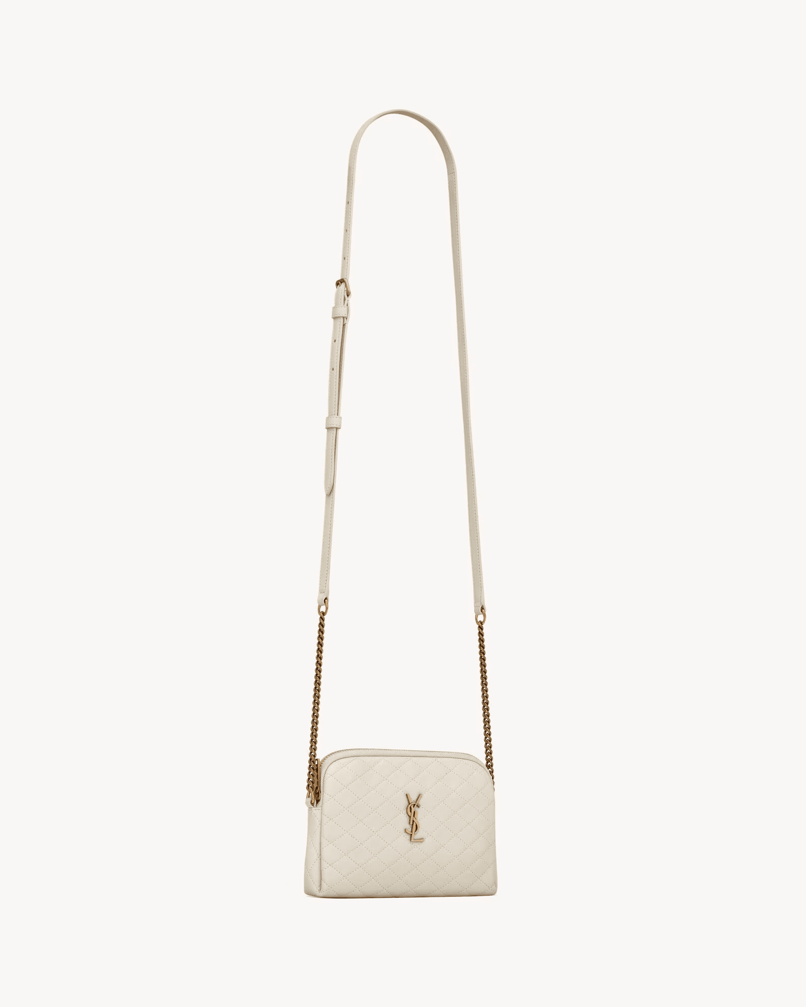 Saint Laurent GABY ZIPPERED POUCH IN LAMBSKIN
