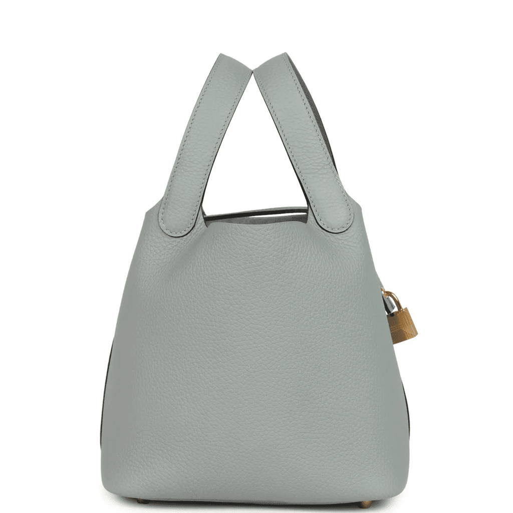 Hermès Picotin Lock 18 Gris Pantin Clemence Gold Hardware