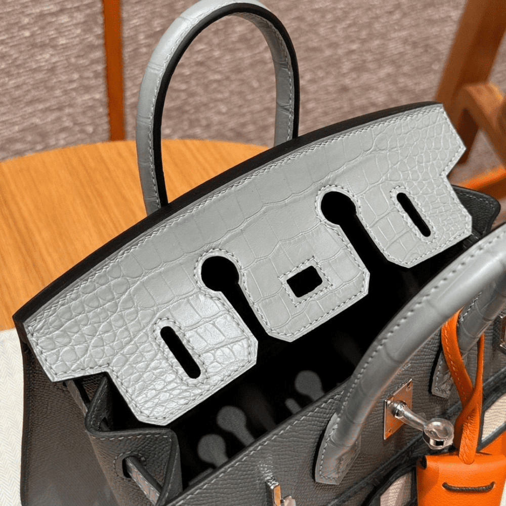 Hermès Birkin 20 Faubourg Rainy Days Gris Misty