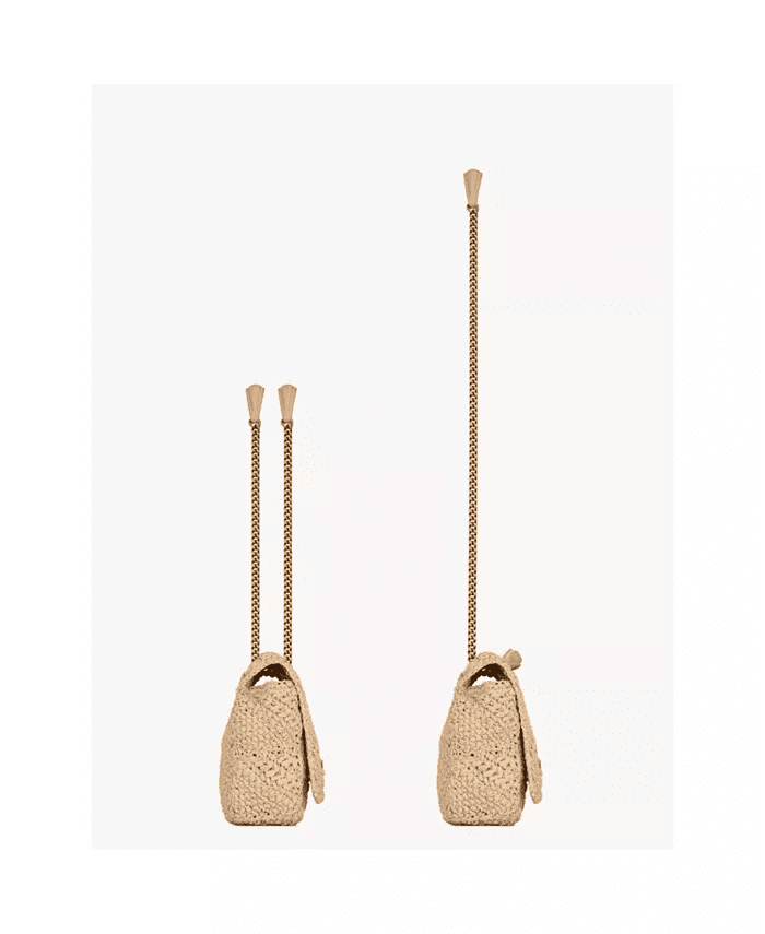 Saint Laurent Jamie Medium in Raffia