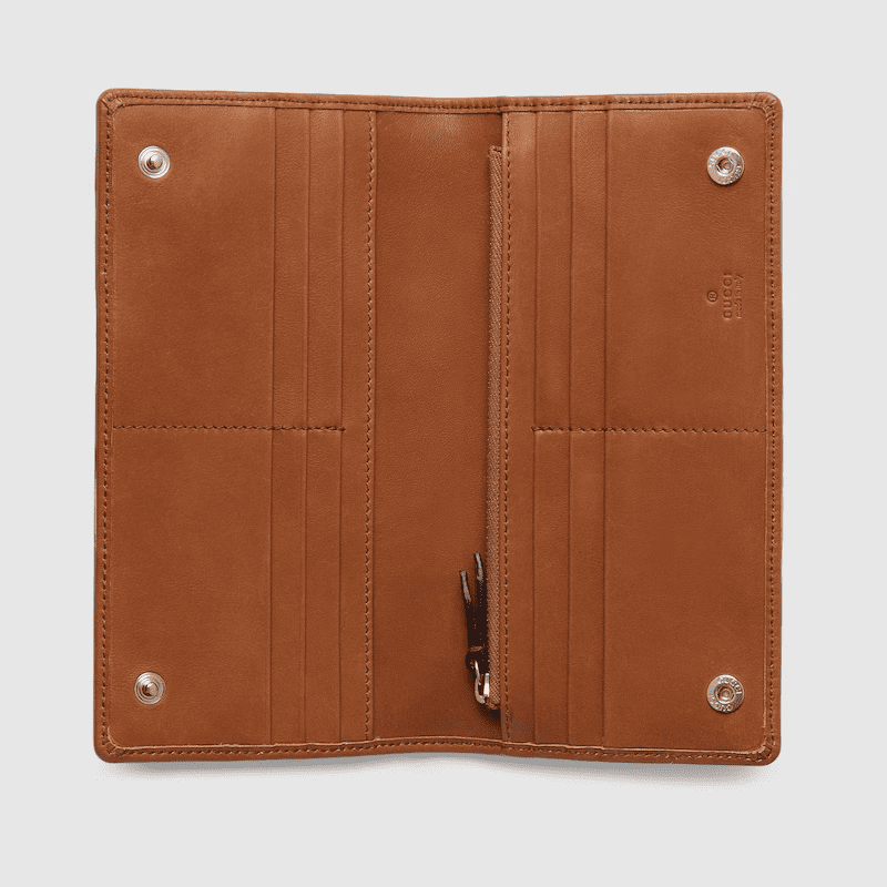 GUCCI Emblem continental wallet