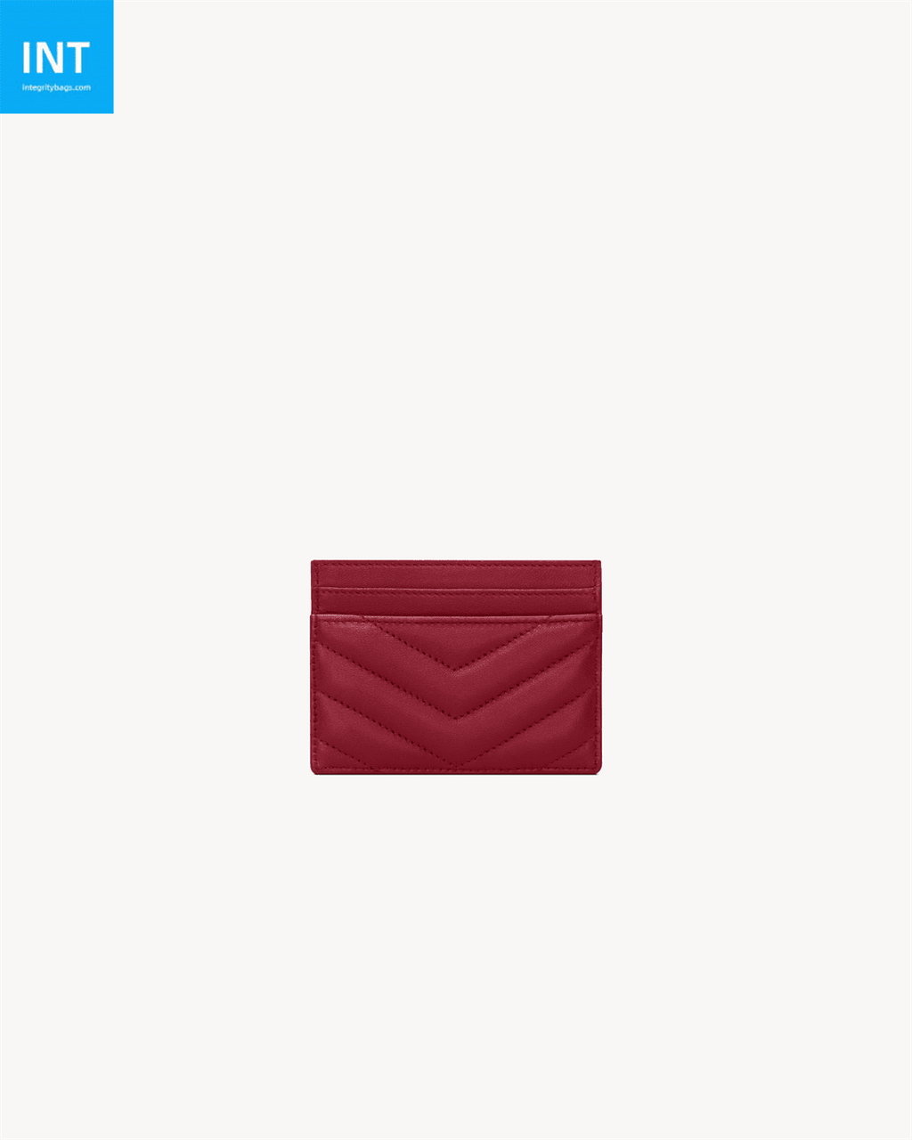 Saint Laurent CASSANDRE card case in lambskin