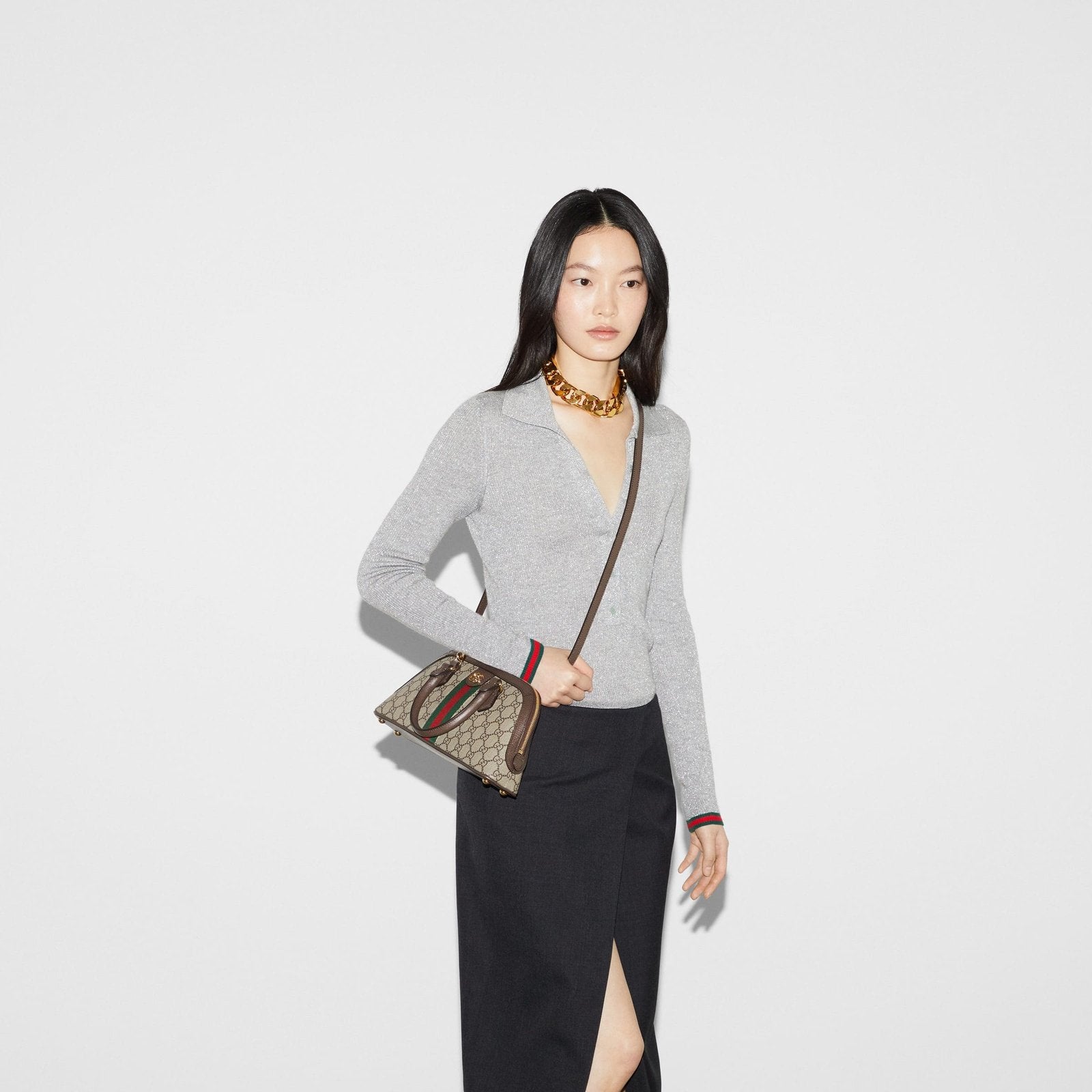 GUCCI OPHIDIA SMALL TOP HANDLE BAG
