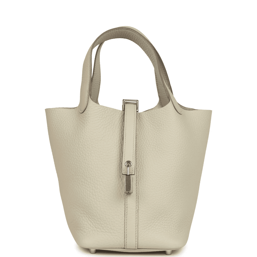 Hermès Picotin Lock 18 Beton Clemence Palladium Hardware