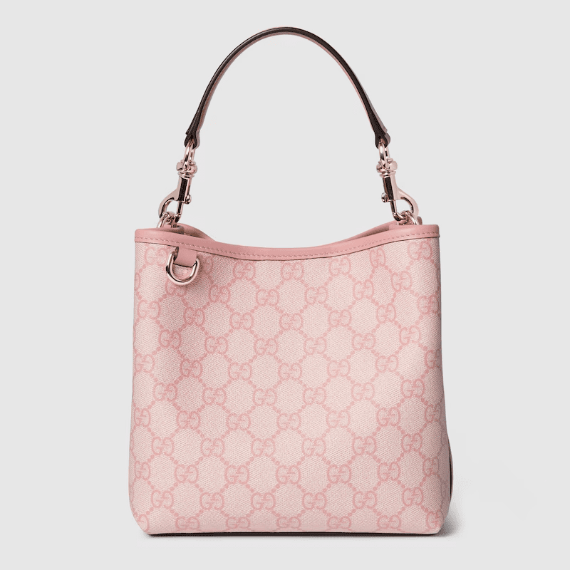 GUCCI EMBLEM SMALL BUCKET BAG