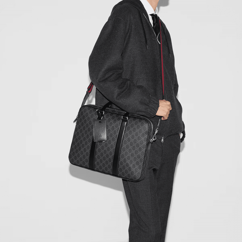 GUCCI BLACK MEDIUM BRIEFCASE