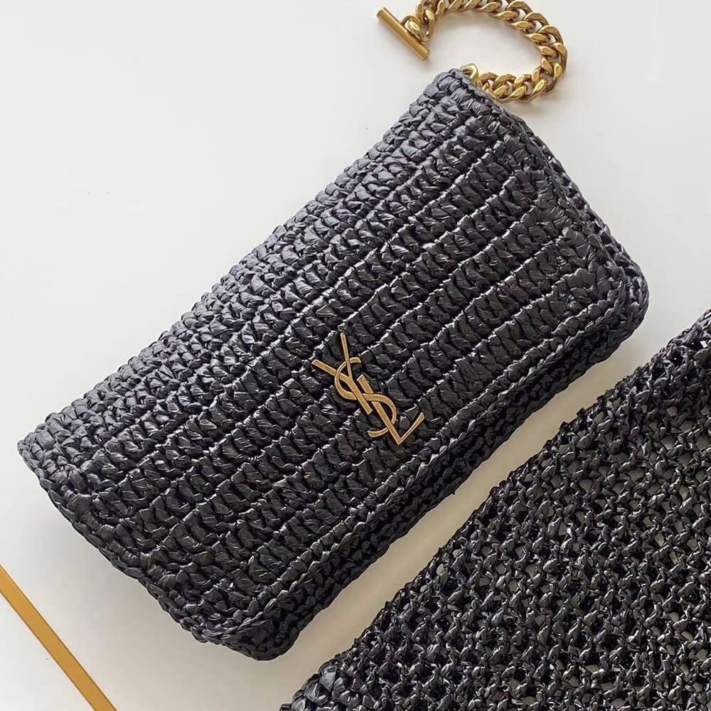 SAINT LAURENT ICARE IN RAFFIA
