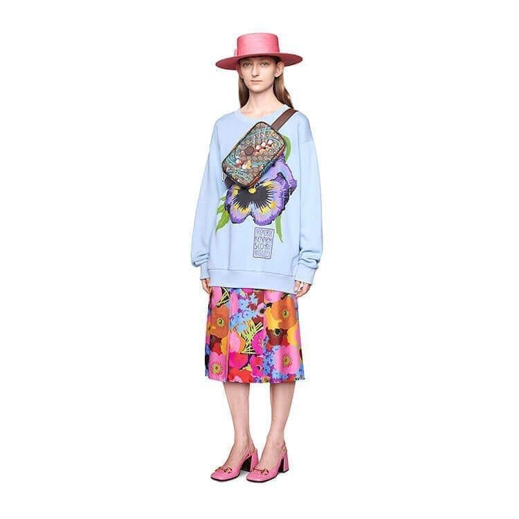 GUCCI Disney x Gucci Donald Duck Print Belt Bag