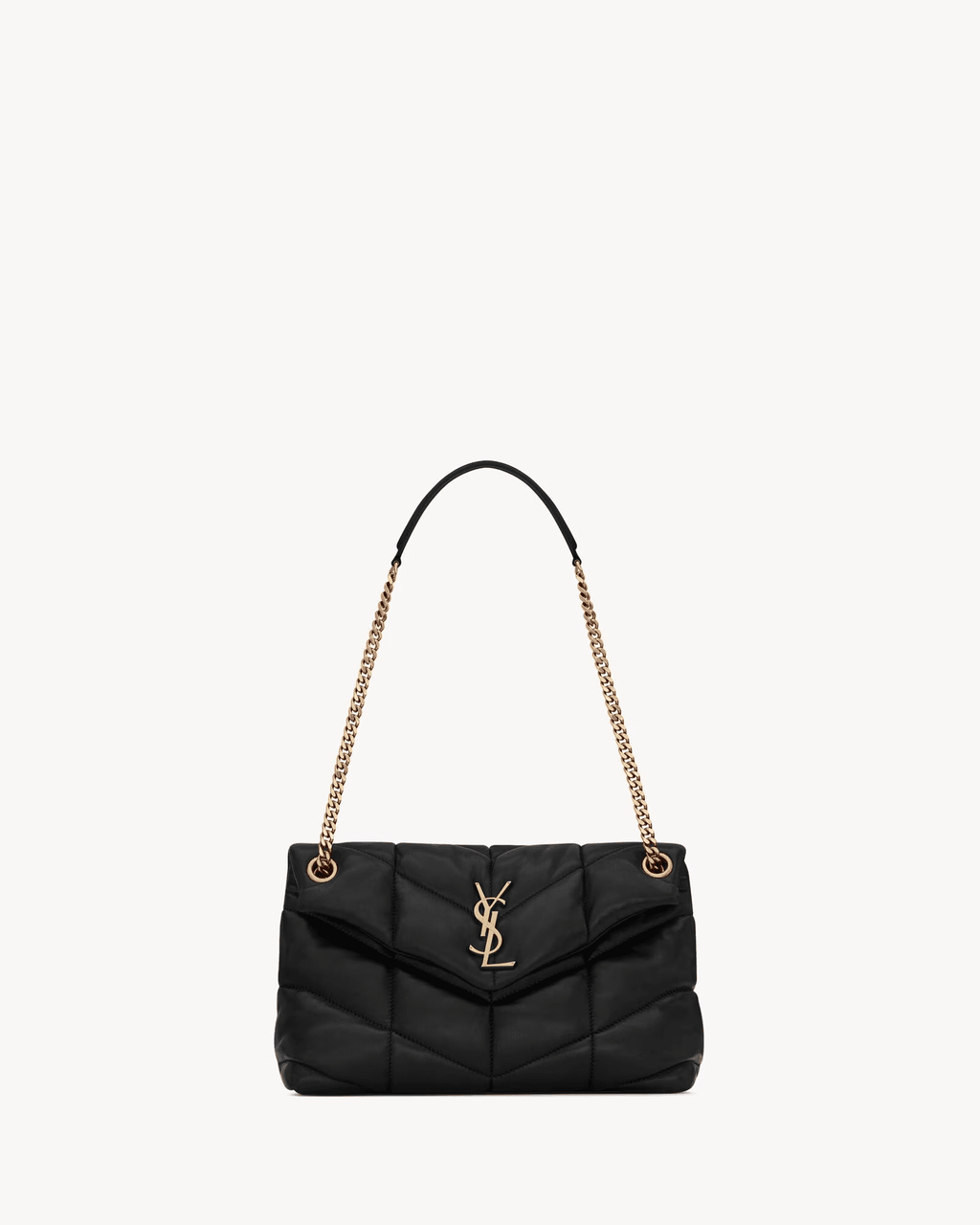 Saint Laurent PUFFER SMALL aus gestepptem Nappaleder