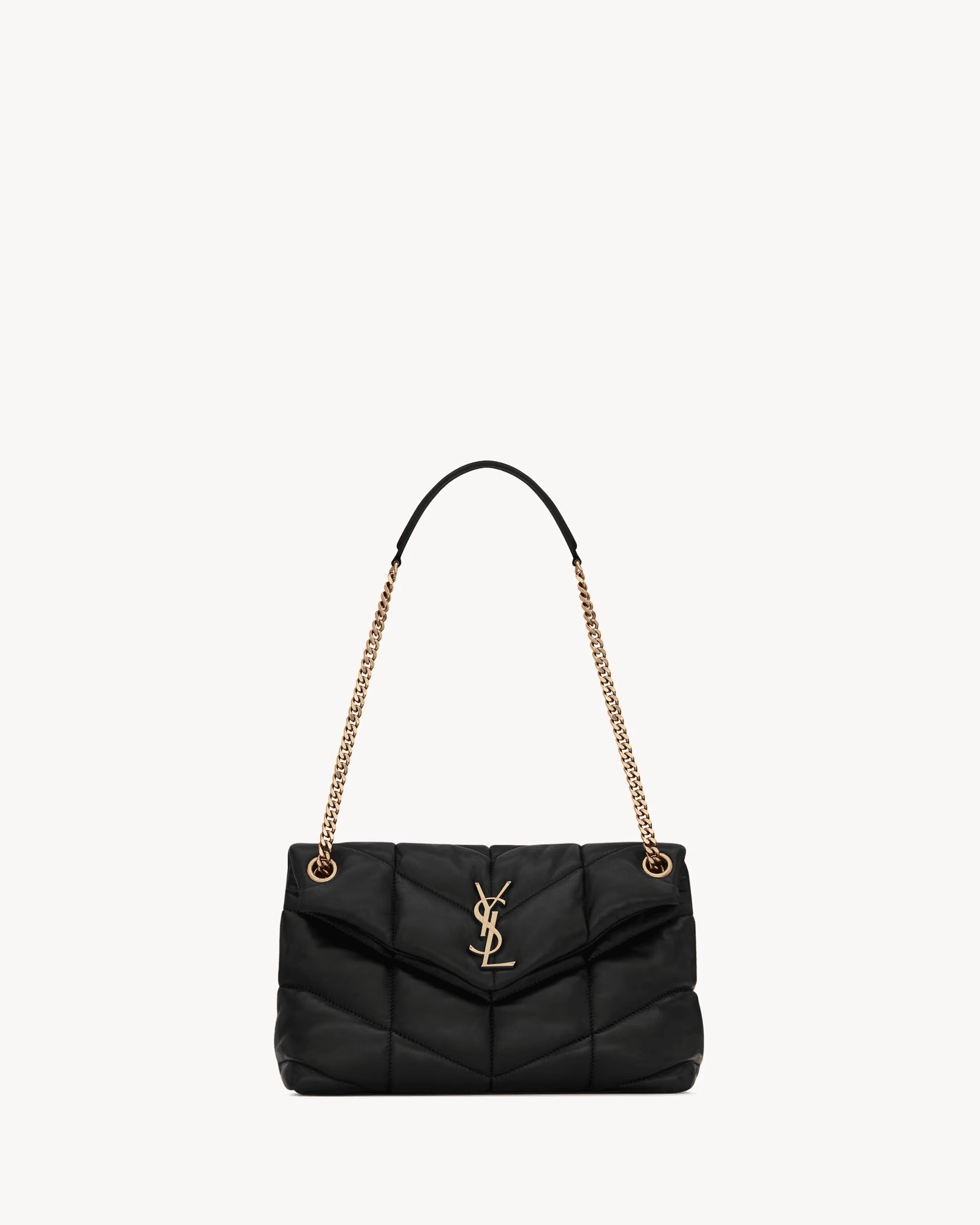 Saint Laurent PUFFER SMALL aus gestepptem Nappaleder