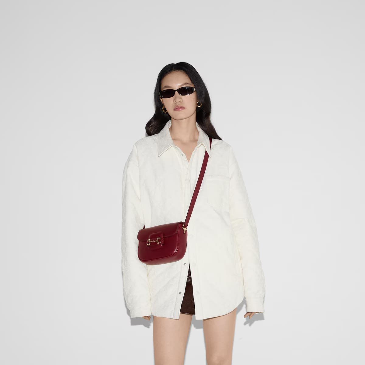 Gucci Horsebit 1955 Soft mini shoulder bag
